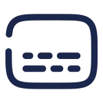 Subtitles SVG Icon